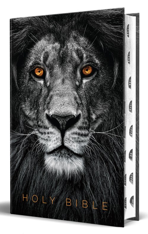 KJV Holy Bible, Large Print Handy, Lion of Judah, Indexed