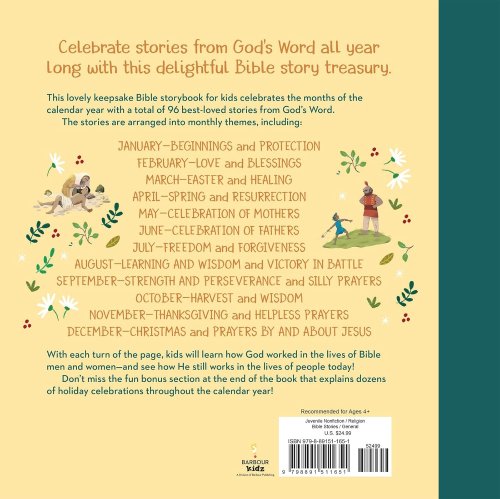 A Year of Bible Stories and Prayers: A Treasury of 96 Best-Loved Stories From God's Word