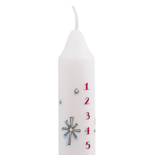 29.5cm Advent Candle: Snowmen - Single