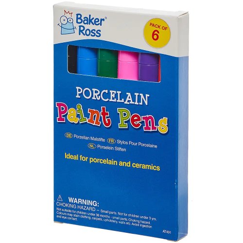 Porcelain Paint Pens (Set A Pack of 6)