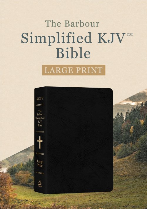 Barbour Simplified KJV Bible--Large Print [Black Genuine Leather]