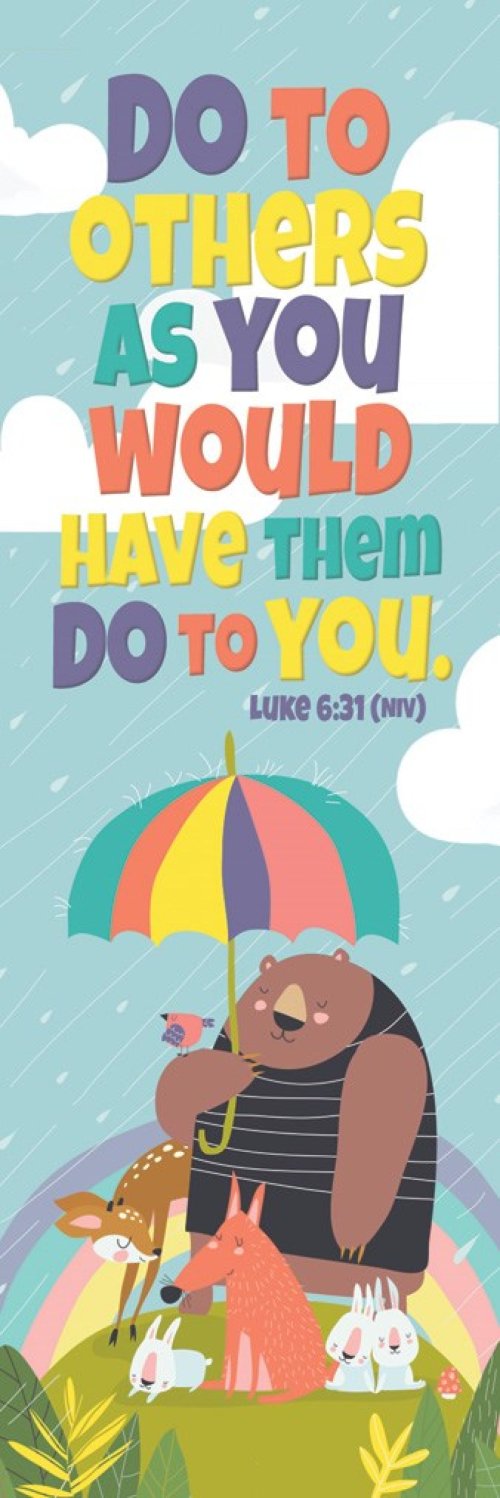 Bookmarks-Kids-Do To Others Luke 6:31 NIV (Pack Of 25)