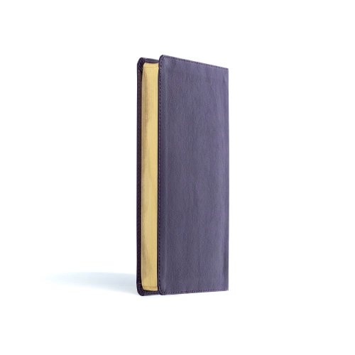 KJV Thinline Bible, Purple LeatherTouch