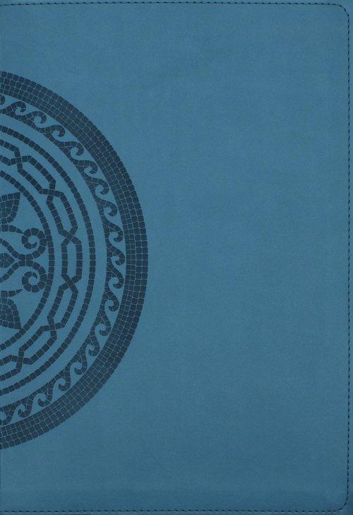 NIV Application Bible, Large Print, Leathersoft, Teal, Red Letter, Comfort Print