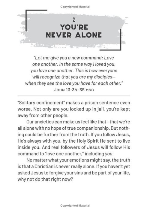 180 Bible Verses for Conquering Anxiety for Teen Guys: A Devotional