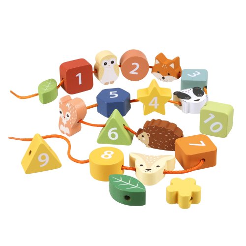 Woodland Animal Threading Toy (FSC®)