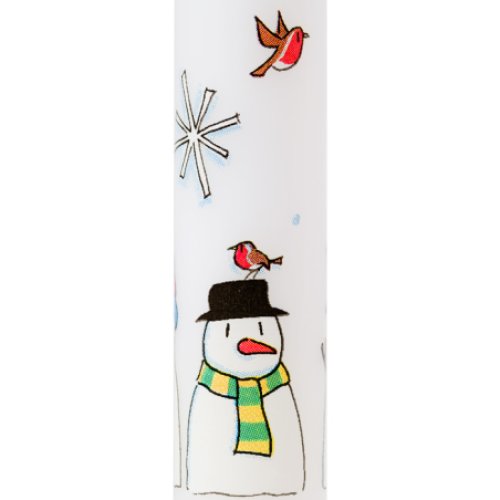 29.5cm Advent Candle: Snowmen - Single