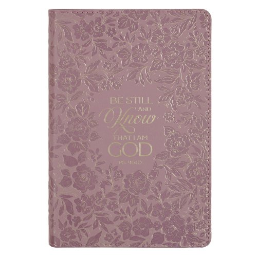 Journal Slimline Purple Be Still and Know Ps. 46:10