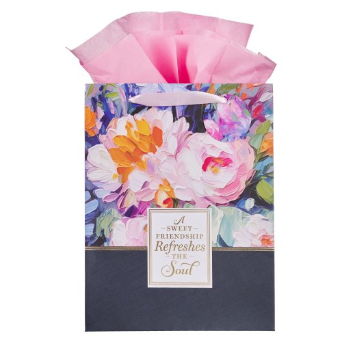 Gift Bag Lg Portrait Sweet Friendship