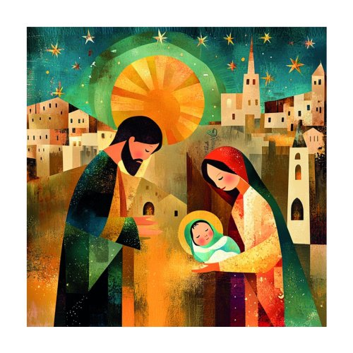 Tearfund - Contemporary Nativity - (Pack Of 10)