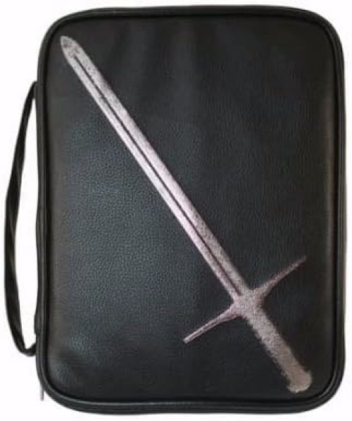 Bible Cover Sword of the Spirit Imitation Leather Large