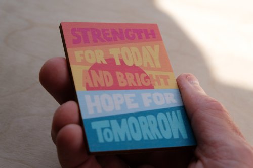 Strength for today Christian magnet