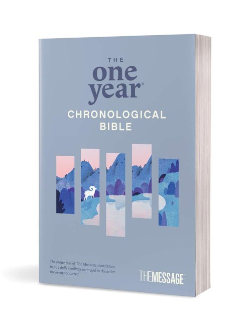 One Year Chronological Bible The Message (Softcover)