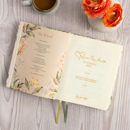 CSB Notetaking Bible, Large Print, Floral