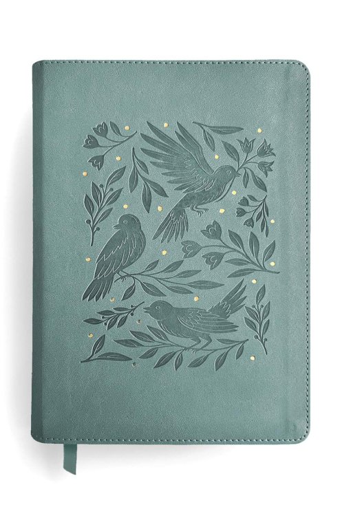 NLT The One Year Bible for Women (LeatherLike, Birdsong Teal)