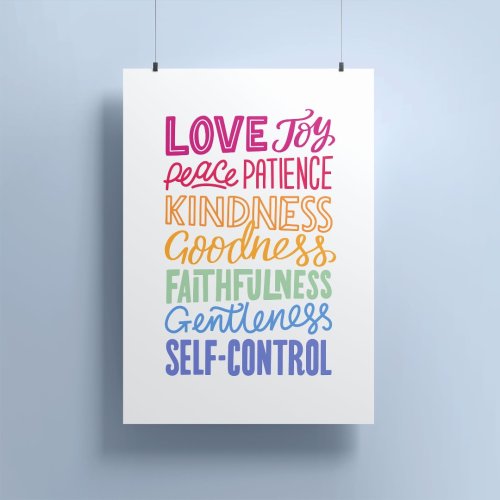 Fruit Of The Spirit A4 Print