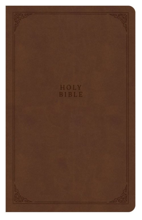 KJV Premium Gift Bible, Brown Leathertouch