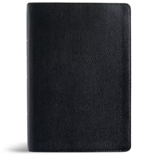 CSB Baker Illustrated Study Bible, Black Genuine Leather