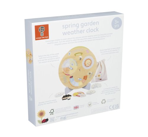 Spring Garden Weather Clock (FSC®)