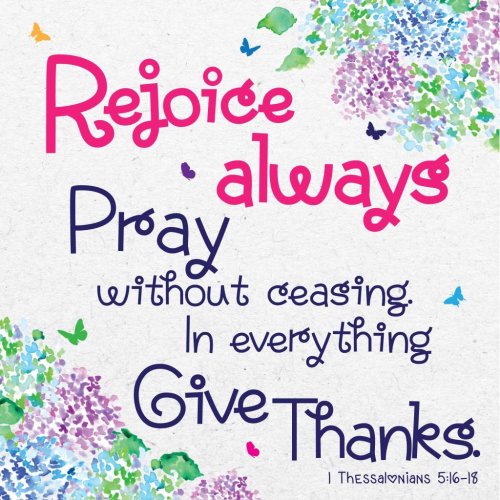 Rejoice Always Seeded Card
