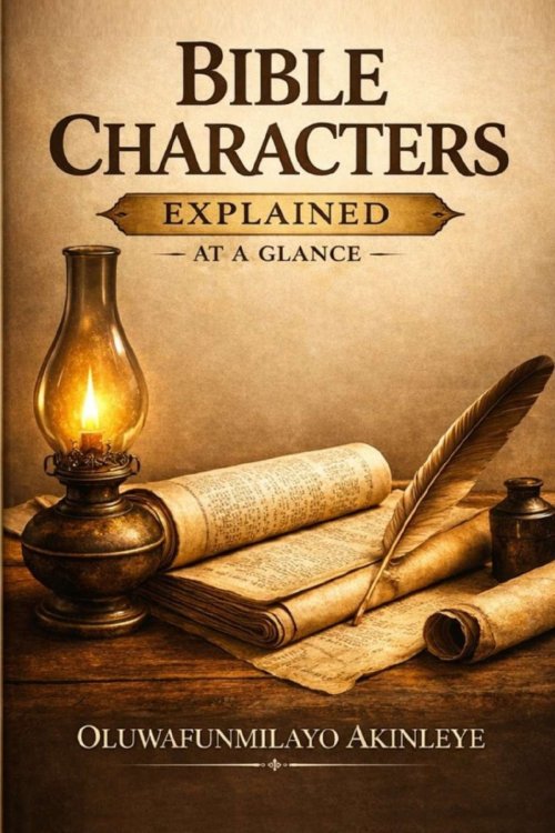 Bible Characters Explained at a Glance . Vol 1- Old Testament : A concise guide to the people of the Bible, their actions, impact, and Scripture refer