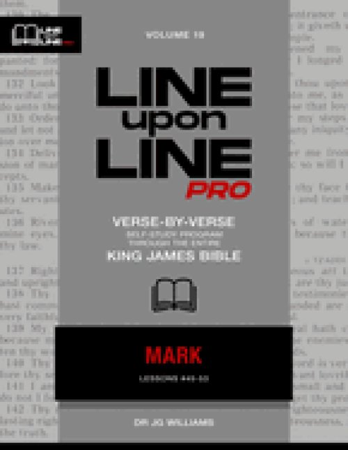 Mark: Vol 19 - Line Upon Line PRO Bible Study Series