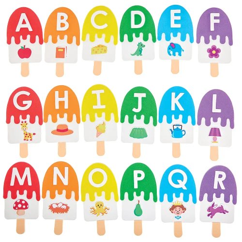 Alphabet Lollies Magnet Kits (Pack of 26)