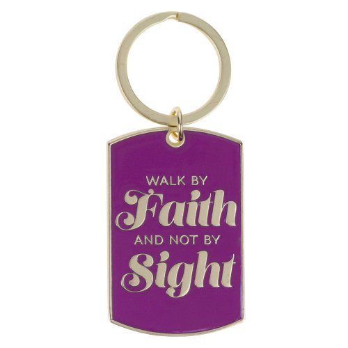 Keychain Walk By Faith 2 Cor. 5:7