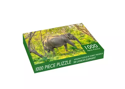 Jigsaw 1000 Pc Rectangular - Sri Lankan Elephant