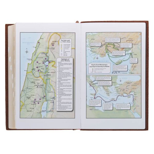 KJV Bible Giant Print Standard-size Full-grain Leather, Dark Brown