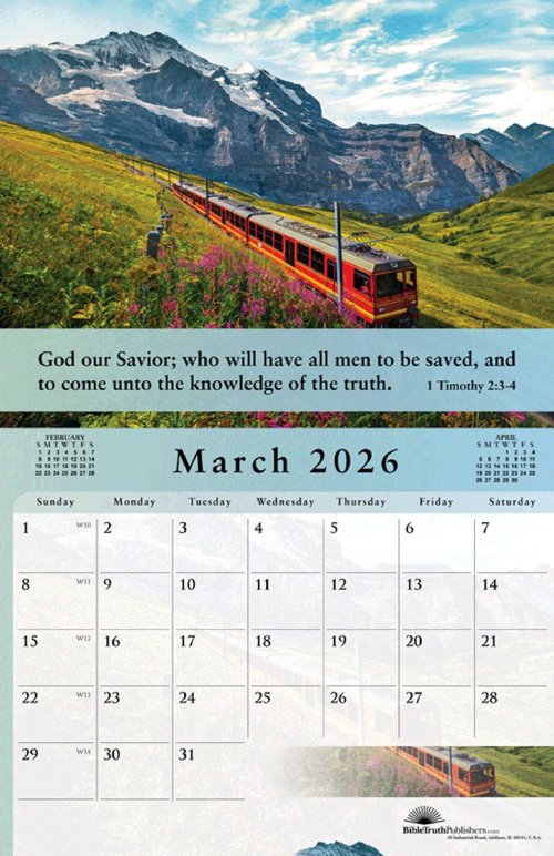 Gospel of Peace 2026 Calendar