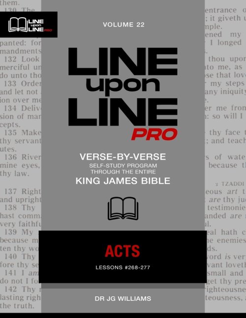 Acts: Vol 22 - Line Upon Line PRO Bible Study Series