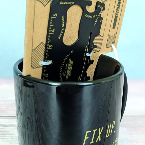 Ceramic Mug Gift Set - The Gentleman's Emporium Credit Card Tool