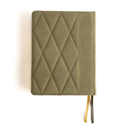 CSB Notetaking Bible, Large Print Edition, Sage Suedesoft