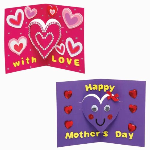 Heart Pop-Out Cards (Pack of 10)