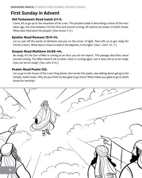 Enduring Grace: A Church Year Journal For Kids (Year A)