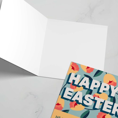 Easter card with bible verse.