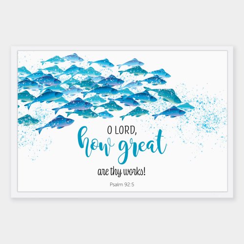 Blue Shoal Tea Towel
