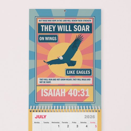 The 2026 Calendar from The Christian Poster Company.