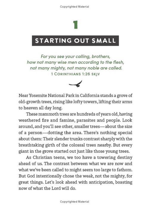 Great Outdoors Devotional for Teen Guys