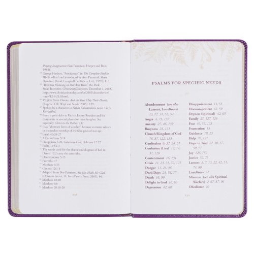 Praying the Psalms Devotional Faux Leather
