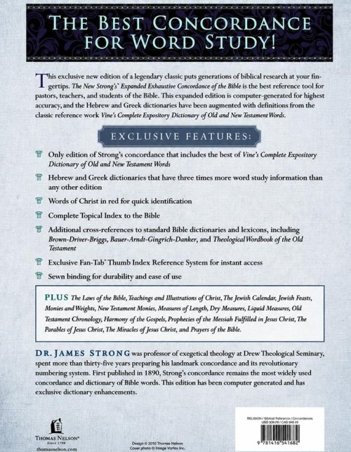 The New Strong's Expanded Exhaustive Concordance of the Bible