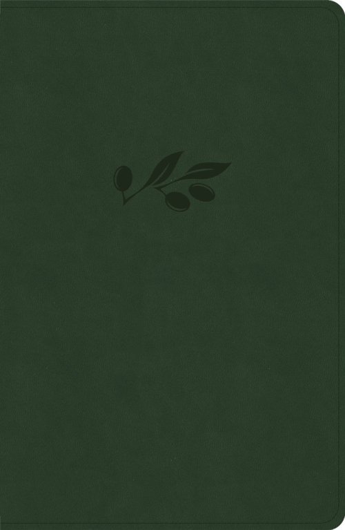 CSB Personal Size Giant Print Bible, Olive