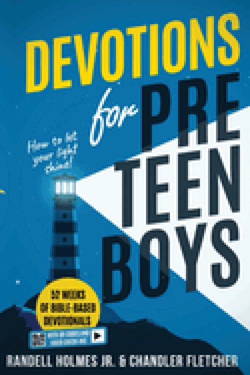 Devotions for Preteen Boys: 52 Weeks of Bible-Based Devotionals with QR Codes & Video Check-In's