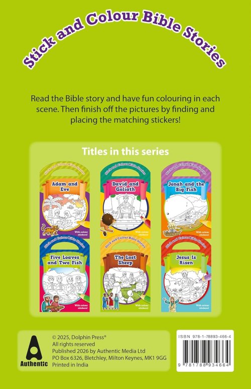 Stick and Colour Bible Stories: The Lost Sheep - With Colour Stickers