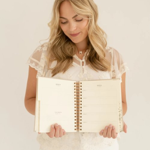 12-Month Undated Planner: Magnolia Springs Design, Spiral