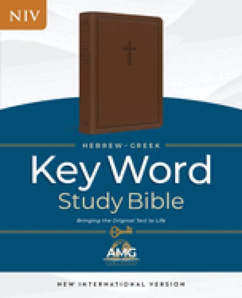 Hebrew-Greek Key Word Study Bible, Brown Leather, Indexed