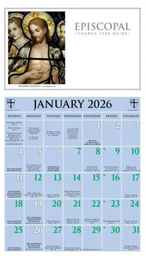 2026 Episcopal Church Year Guide Kalendar: January 2026 Through December 2026