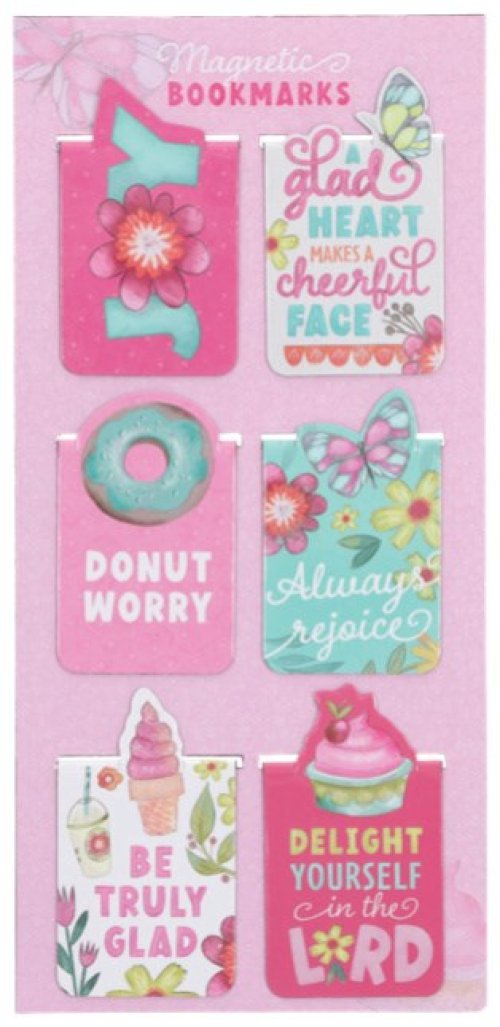 Magnetic Bookmark Set-Sprinkled With Joy Assortment (Set Of 6)
