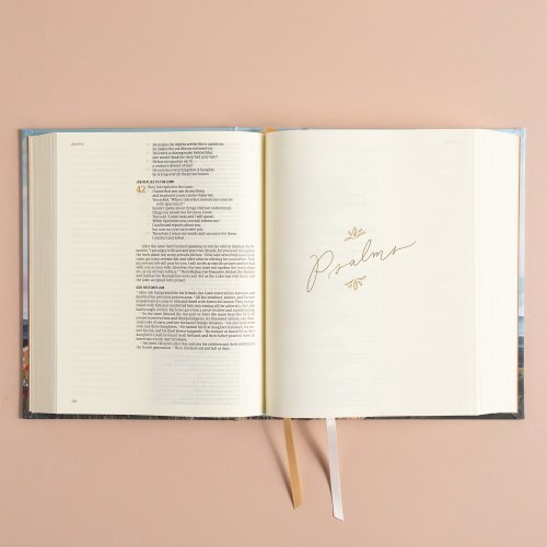 CSB Notetaking Bible, Hosanna Revival Edition, Roan Mountain Cloth Over Board